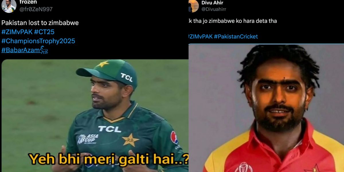 'Ek Tha Joh Zimbabwe Ko Hara Deta'- Fans Roast Pakistan After 2-Wicket Loss In 3rd T20I